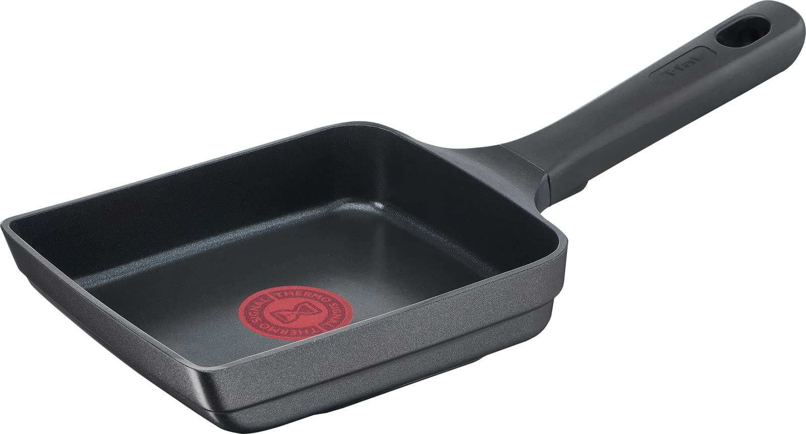 ティファール 玉子焼き器 14×18cm 鋳物なのに軽くて使いやすい IH ガス火対応 PFOAなどの有害物質不使用 こびりつきにくさ長持ち 「キャストライン アロマ プロ シチューポット」 ブラック