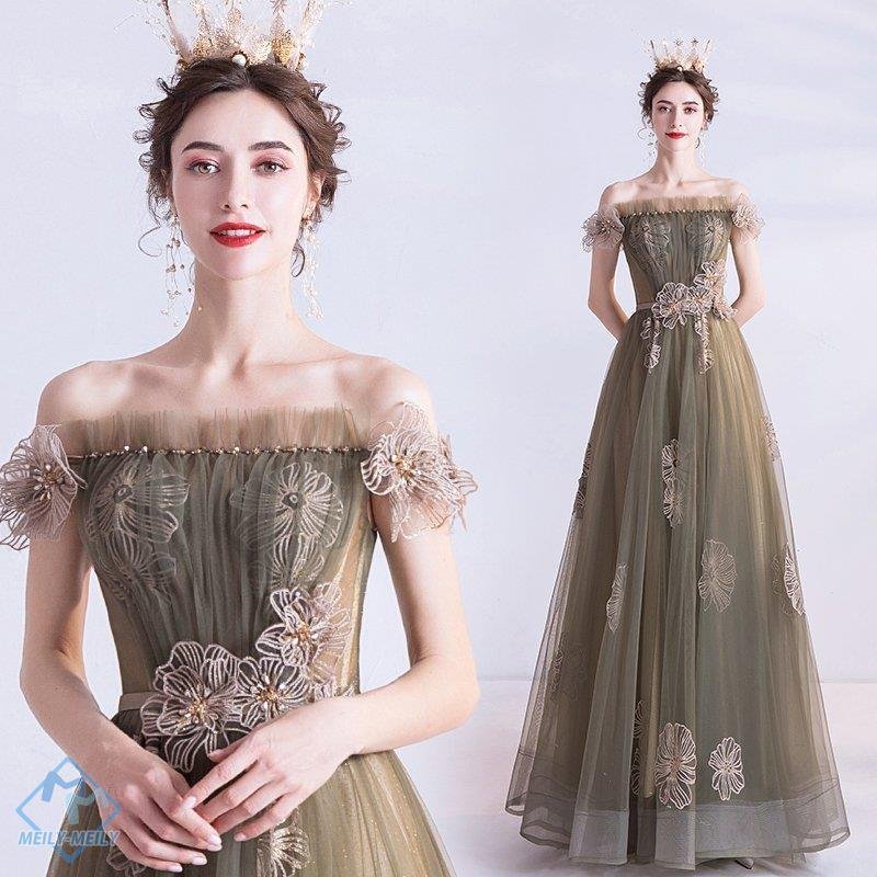 カラードレス 演奏会 ロングドレス コンサート パーティードレス 発表会 二次会 演奏会用ロングドレ