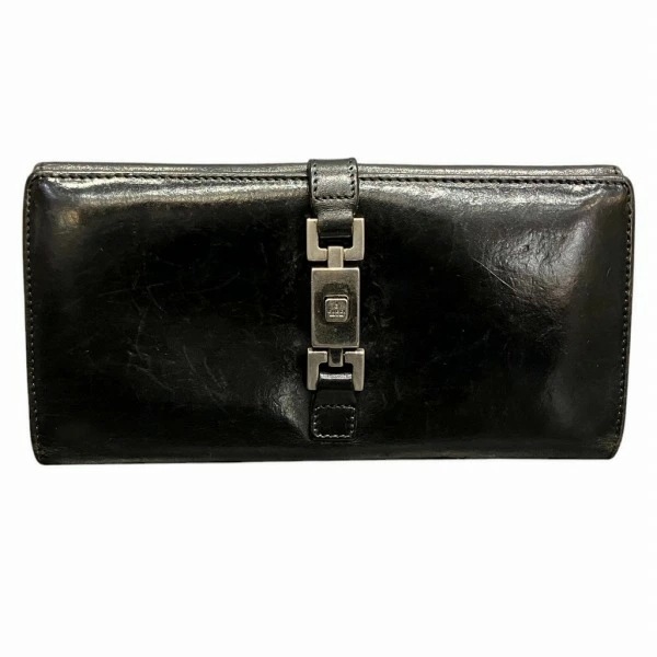 グッチ ジャッキー 035・2031・2134 レザー 長財布 2つ折り財布 【中古】