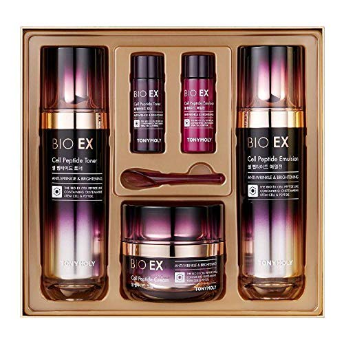 BIO EX Cell Peptide Skin Care Set - Toner 130ml, Emulsion 130ml, Cream 60ml
