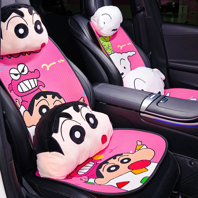 かわいいクールなクッション人形車のヘッドレスト枕車のクッションシートクッション