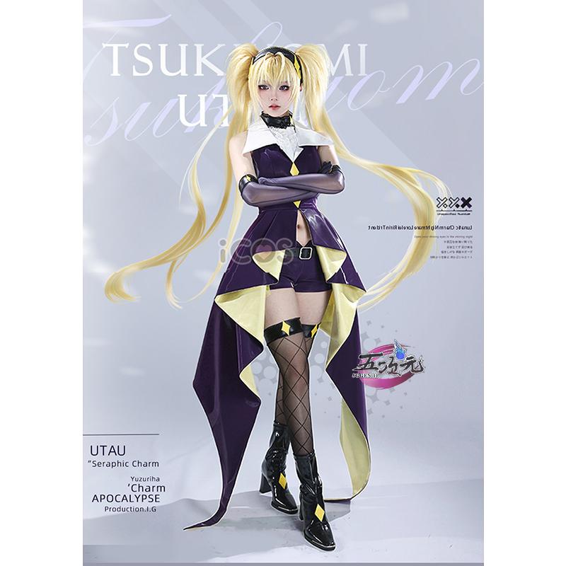 【予約商品】2026新作 Insでも話題に ICOS　しゅごキャラ!　コスプレ　ダイヤ　ほしな歌唄　ダークジュエル　衣装　ウィッグ　追加可