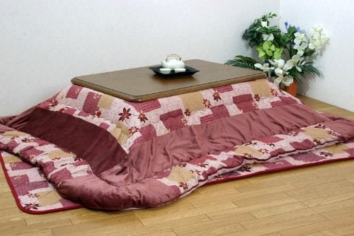 こたつ厚掛け布団 『紅葉』 ローズ 205×245cm