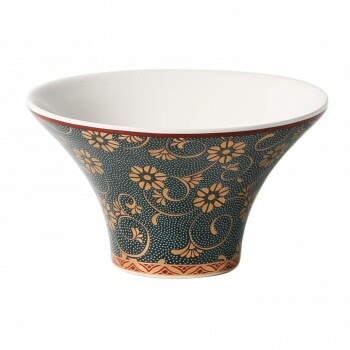 フラワーアレンジ 九谷焼 丸12 ZF-095