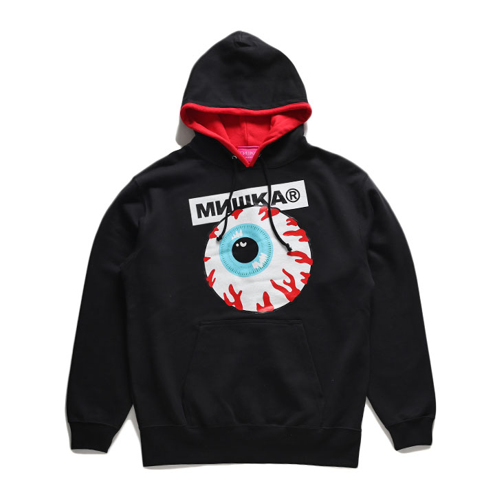 MISHKA パーカー ブランド スケボー フーディ 長袖 スウェット 裏パイル メンズ 春秋冬用 黒 大きいサイズ フードパーカー トップス KEEPWATCH