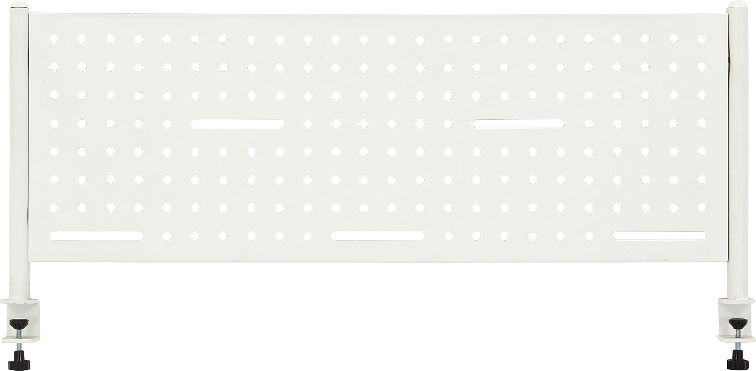 不二貿易(Fujiboeki) デスクトップパネル 幅80.5×奥行6.5×高さ36.5cm ホワイト スチール製 マグネット 使用可能 クレバー 18577