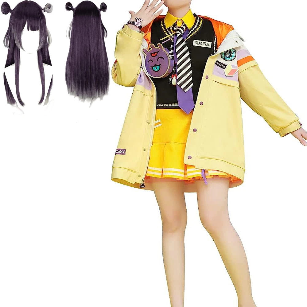 新作入荷コスチュームバーチャル YouTuber VTuber にじさんじ 海妹四葉 コスプレ衣装 風 仮装 変装 ウィッグ追加可 クリスマス アニメ イベント パーティ コスチュームコスプレ