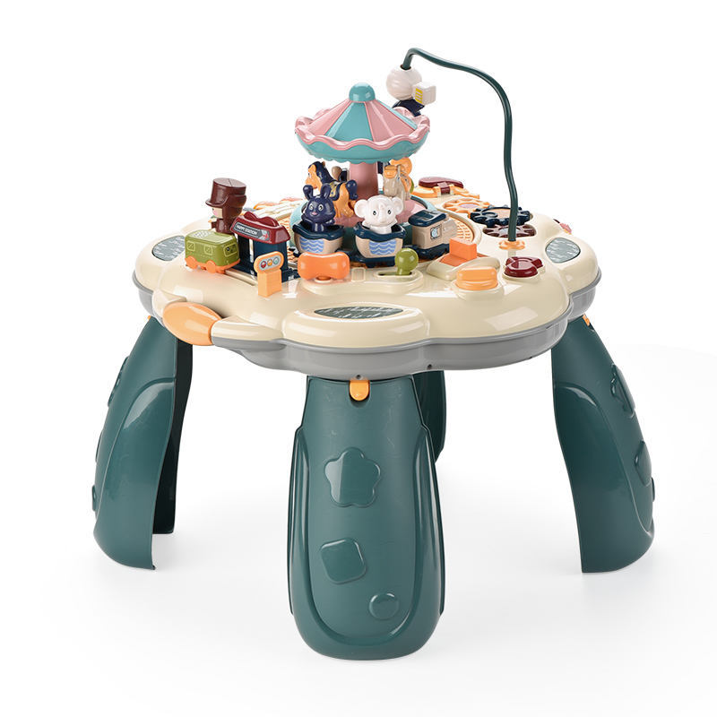 子どもたちの早期教育遊園地qizhiゲームテーブルおもちゃ親子インタラクティブベイビーリーディングスタディテーブル