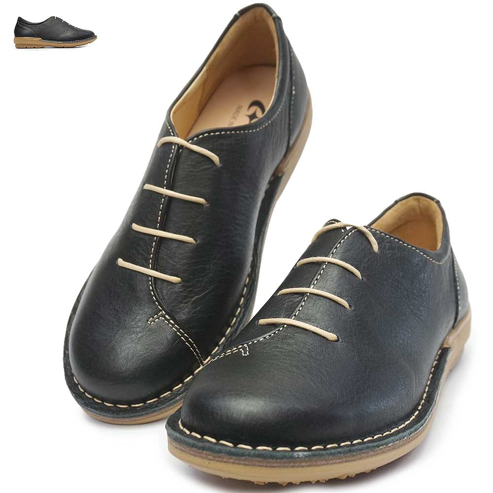 レディース フラットシューズ SLアワセ01 日本製 3E 革靴 ムーンスター