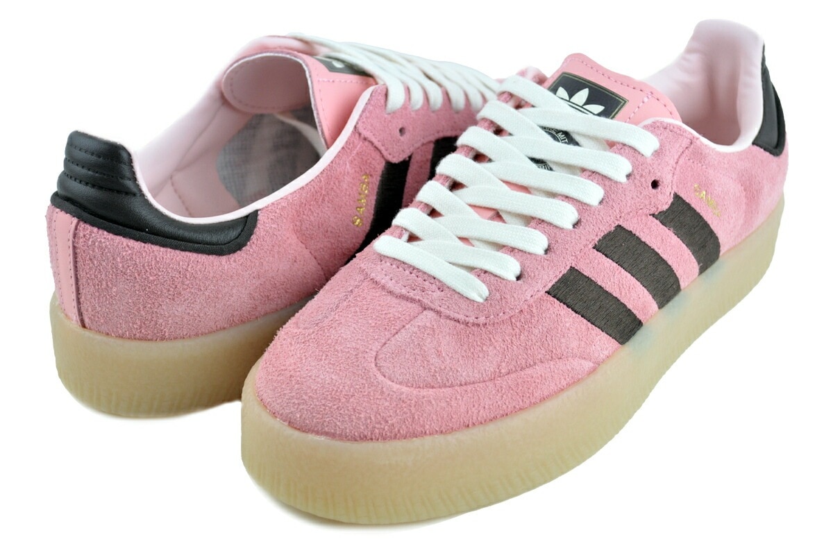 サンバ OG ウィメンズ セミピンク ダークブラウン ガム jh8834