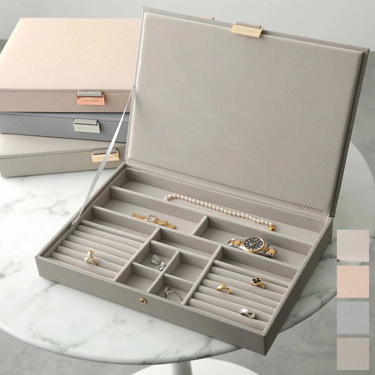 STACKERS スタッカーズ ジュエリーケース Supersize Jewellery Box Lid【リッド レイヤー単品】レディース アクセサリーケース カラー4色