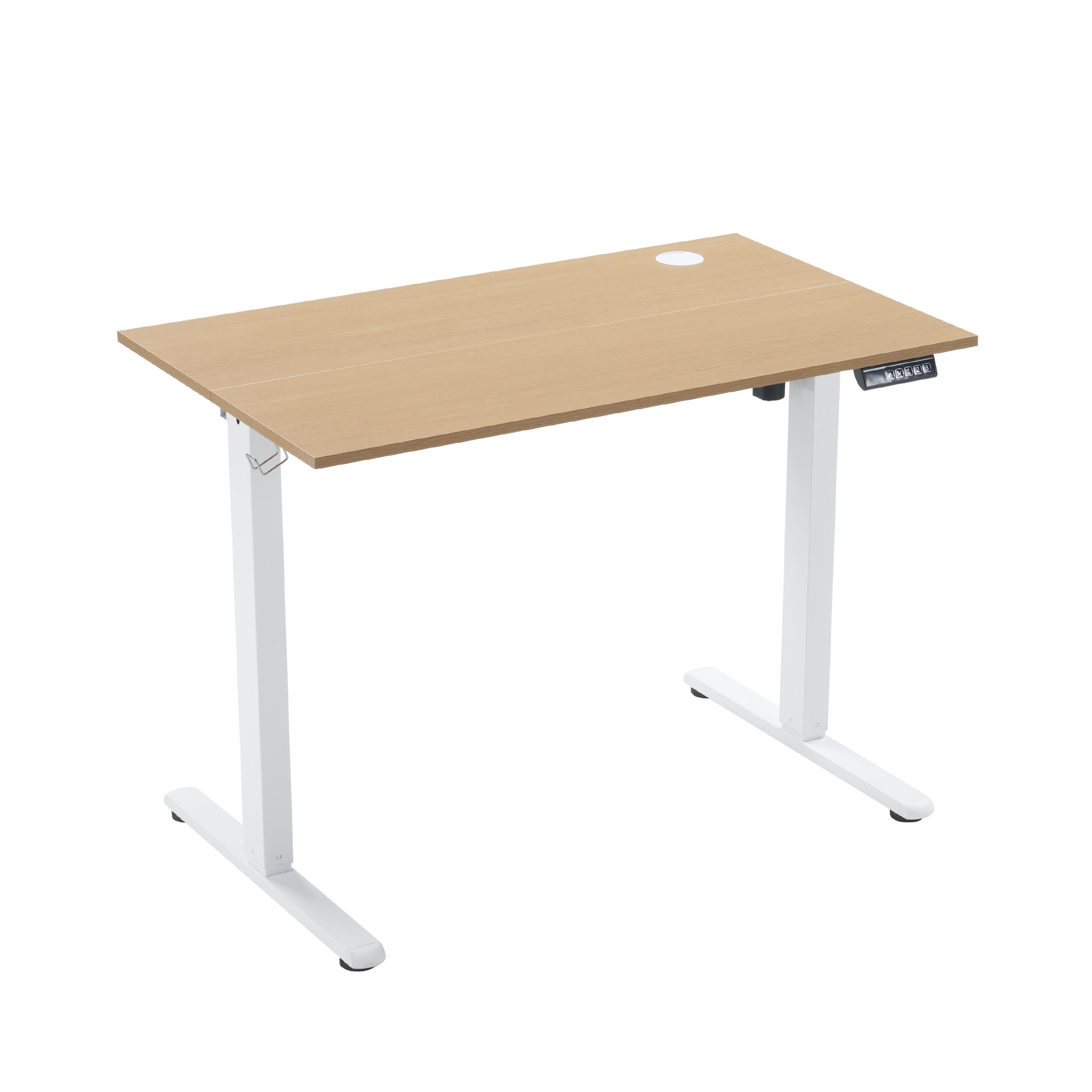 【国内発送】1173ナチュラル 電動昇降デスク スタンディングデスク 電動 幅100cm昇降デスク 昇降式テーブル 昇降式デスク 昇降 高さ調整 リモートワーク デスク 在宅 テレワーク 昇降式 オフ
