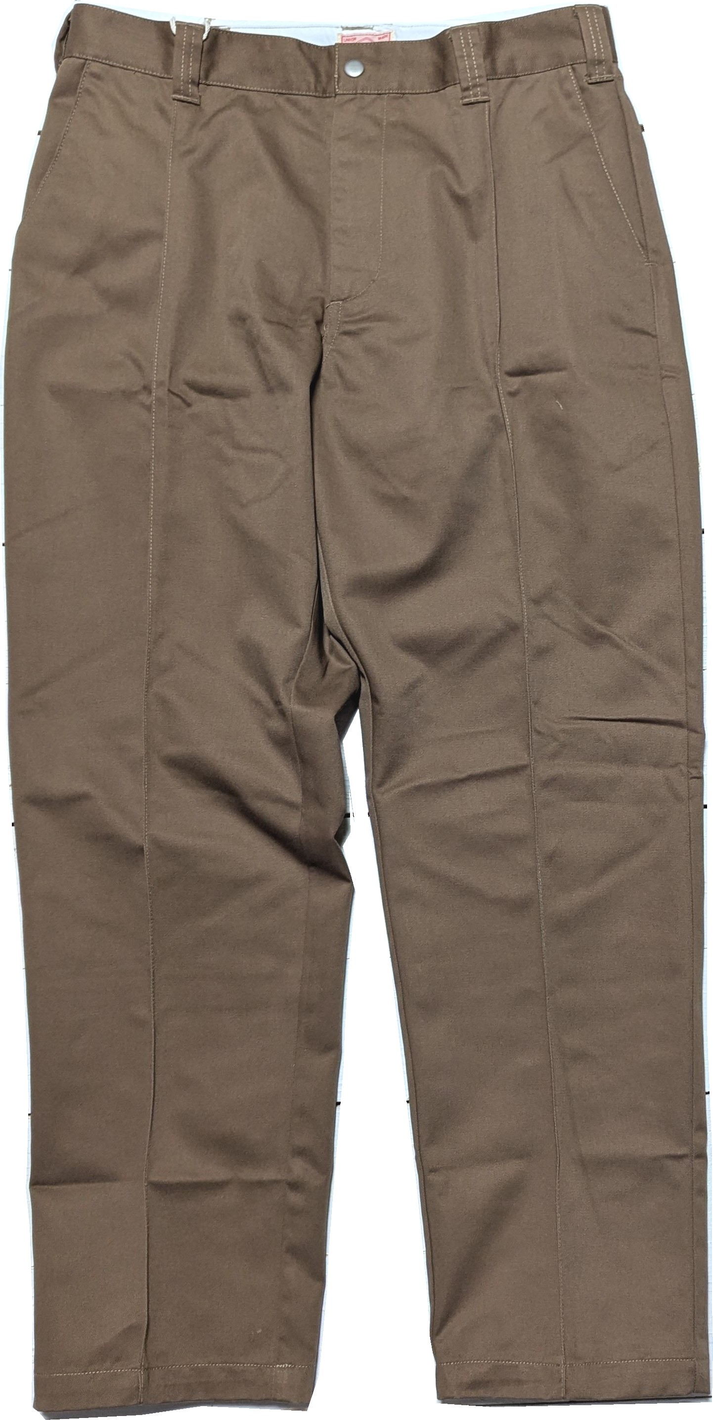 T/C ツイル ピンタック チノパンツ メンズ コヨーテ TWILL PIN TACK CHINO PANTS COYOTE 004