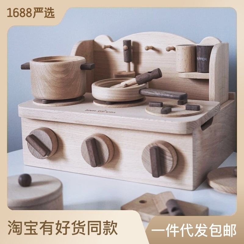 日本の子供のキッチントイセットシミュレートされたキッチンクッキングガールズクッキングハウスをエクスポートするおもちゃ