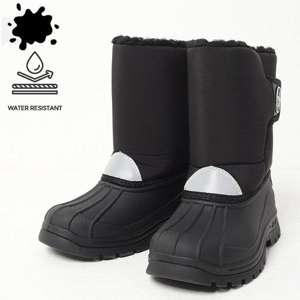 ブーツ ジョージア ベルクロ 防水 防寒ブーツ EL4W211BLK