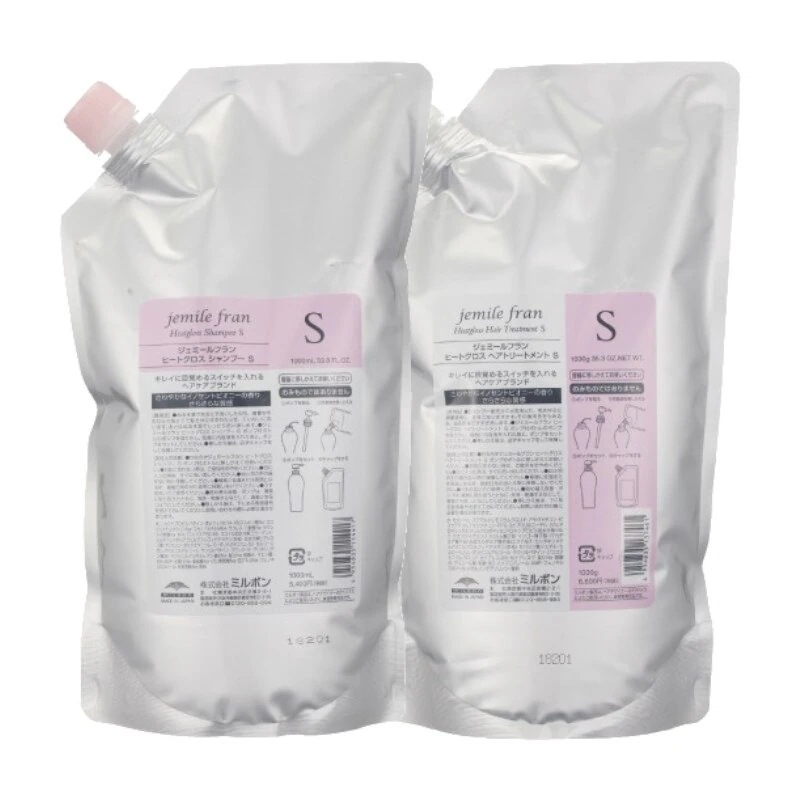 ヒートグロス シャンプーS 1000ml & トリートメントS 1000g レフィル