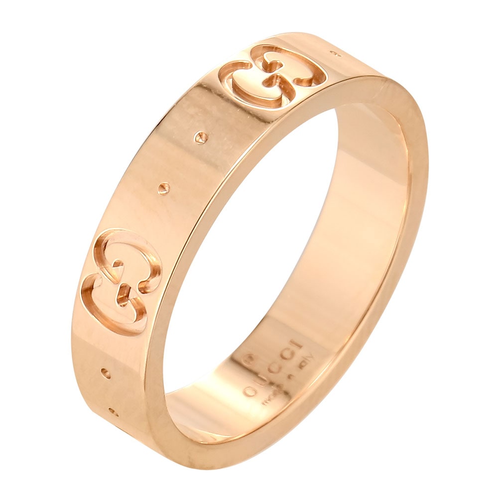GUCCI 152045-J8500-5702-23 グッチ アイコン リング K18PG ピンクゴールド GUCCI 純正BOX/保護袋/コントロールカード