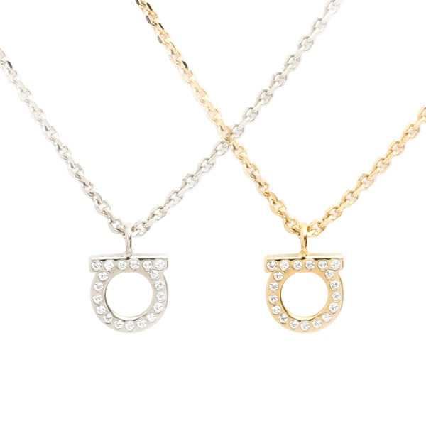 ネックレス NECK GANSTR8 760131 シルバー ゴールド CRYSTAL PALL LUC ORO GIOV 69665 696654