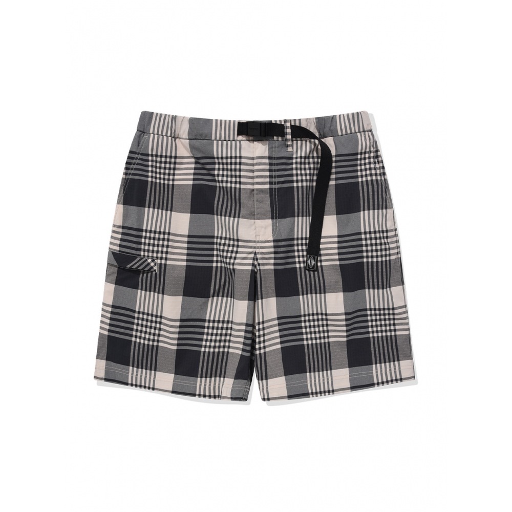 カバーナット 23SS ナイロンチェックショーツ