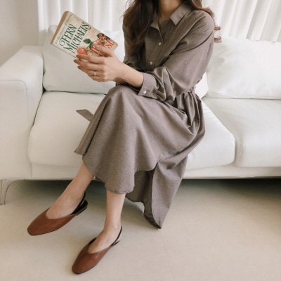 リピート率100%韓国 NO.1 オフィスカジュアルブランド 2PERパリジャンロングドレス送料無料