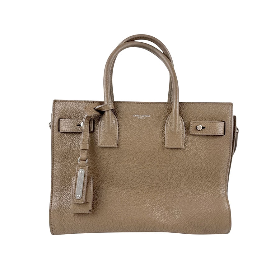 サンローラン SAINT LAURENT ハンドバッグ ショルダーバッグ サック ド ジュール レザー ブラウン レディース 477477 z6214