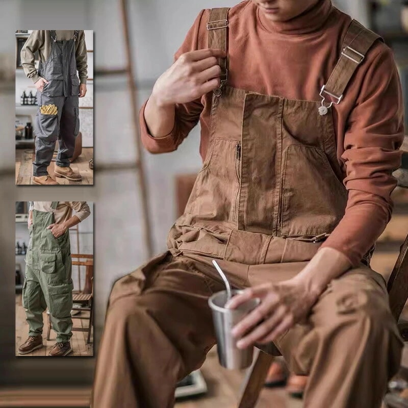 激安セール オーバーオール メンズ 大きいサイズ オールシーズン M-4XL サロペット ゆったり ワークパンツ 作業着 作業服 おしゃれ カジュアル 男女兼用 オールシーズン