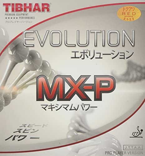 ティバー(TIBHAR) 卓球 ラバー エボリューション MX-P 回転系ハイテンション