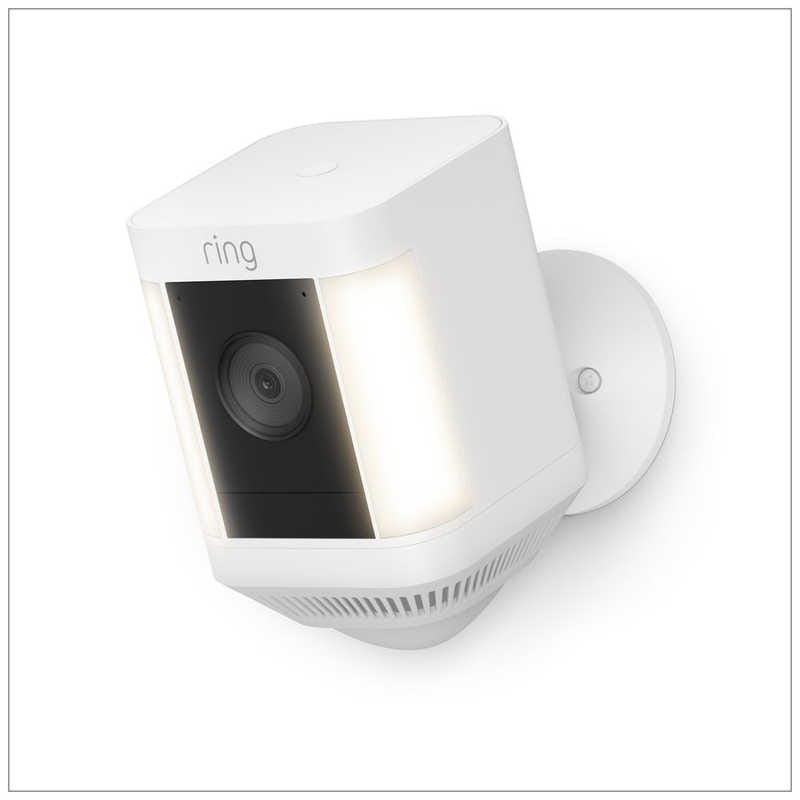 Amazon　Ring Spotlight Cam Plus Battery (リング スポットライトカム プラス バッテリーモデル) センサーライト付き屋外カメラ　B09J6FWP3Z