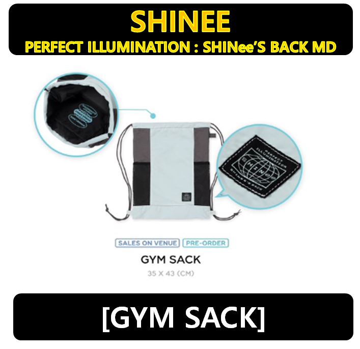 【SHINee】 - (GYM SACK)PERFECT ILLUMINATION : SHINee’S BACK MD