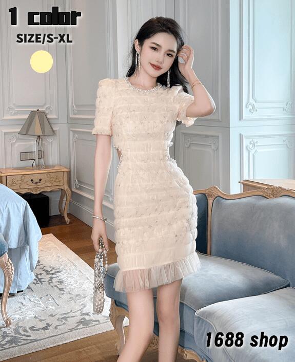 期間限定 2025 タイトワンピース 姫系ワンピース　シンプル　ワンピース インポート ひざ丈 ミドル丈 エレガント　韓国ファッション シンプル Vネック パーティドレス 半袖　お嬢様 セクシー ミニ