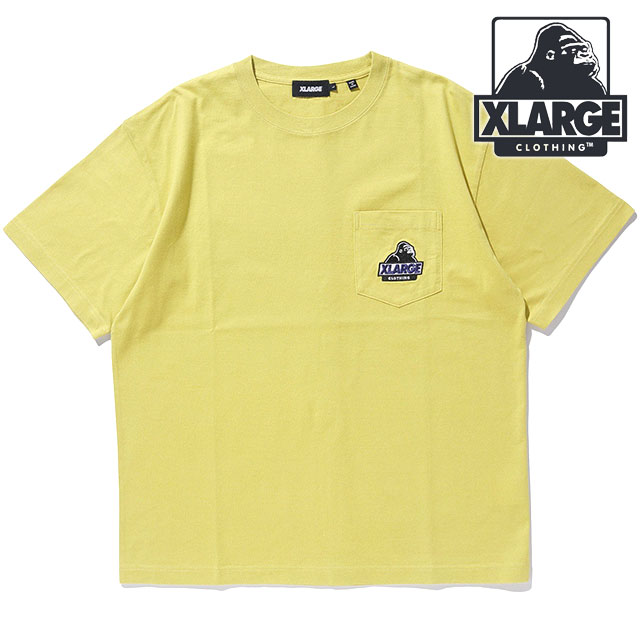 メール便 メンズ スランテッド OG ショートスリーブ ポケットTシャツ [101242011004] x-large エックスラージ トップス 半袖 YELLOW 5,264円