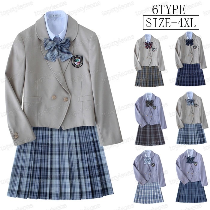 高校 制服　ブレザー　女子高生 フォーマルスーツ 入学式スーツ 入学式 スーツ 卒業式服 チェックスカート 春秋ブレザー ジャケット なんちゃって制服　JK制服 大きいサイズ スクールブレザー 制服ス