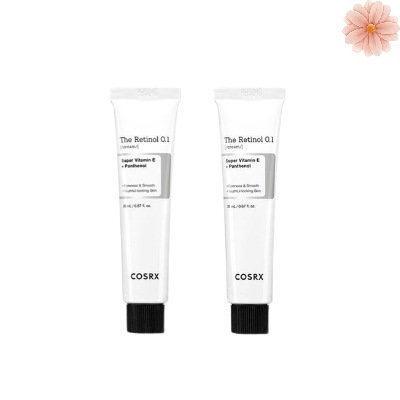 (1+1) RXザ・レチノール0.1クリーム20mL*2/低刺激/毛穴クリーム/毛穴縮小/アンチエイジング/弾力/しわ/ナイトクリーム/塗るボトックス/
