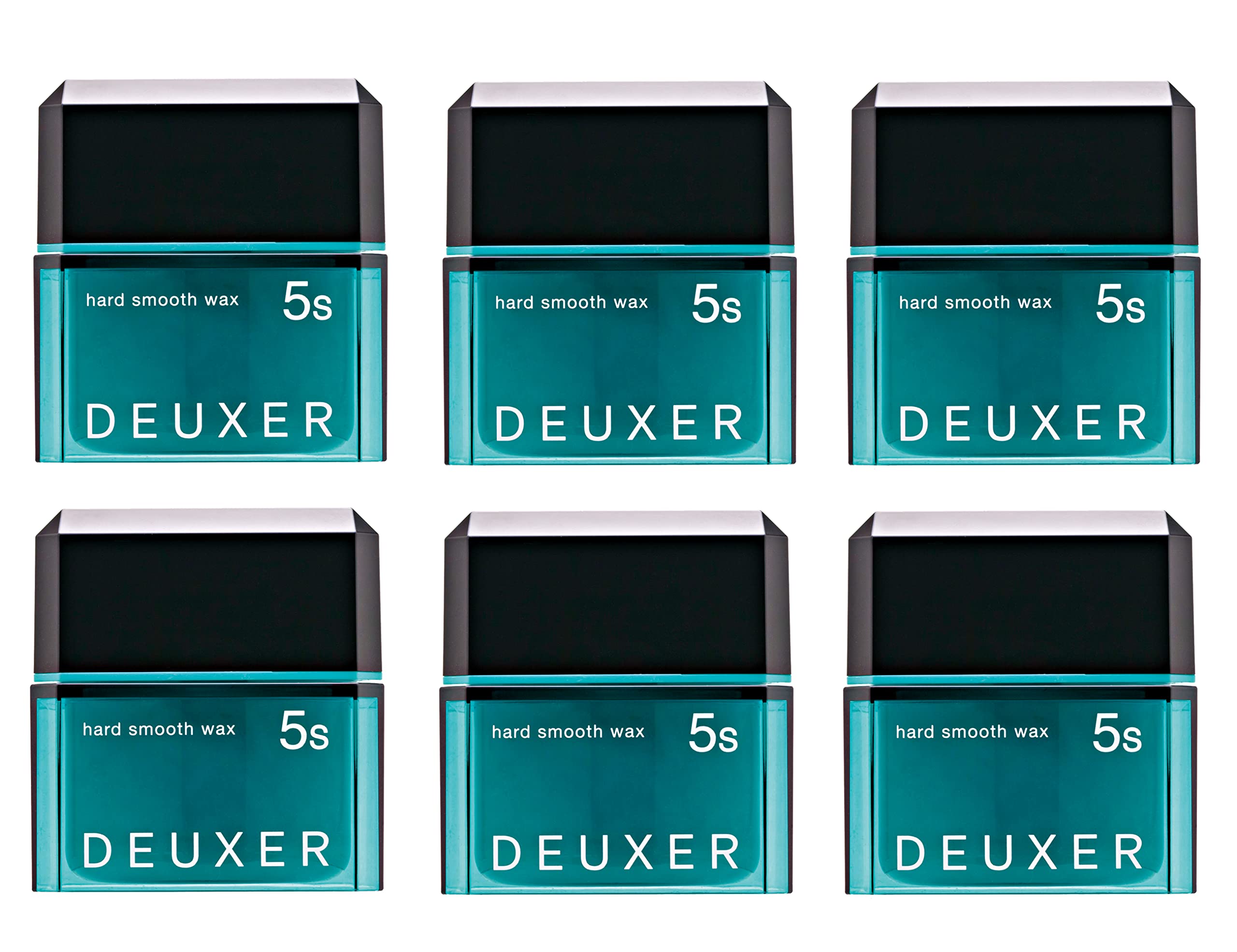ナンバース リー DEUXER(デューサー) ハードスムースワックス5S(6個セット) ヘアワックス フロー ラルベリー ターコイズブルー 1個 (x 6)