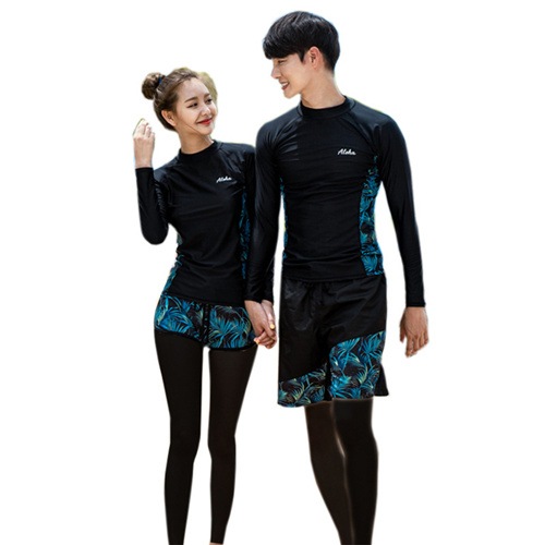 カップル 水着 ペア 水着 カップル ペア水着 水着 ラッシュ ガード セット ペアラッシュガード uv パーカー 海 メンズ ハーフパンツ 体型カバー 日焼け 冷え防止 クラゲ対策 5,171円