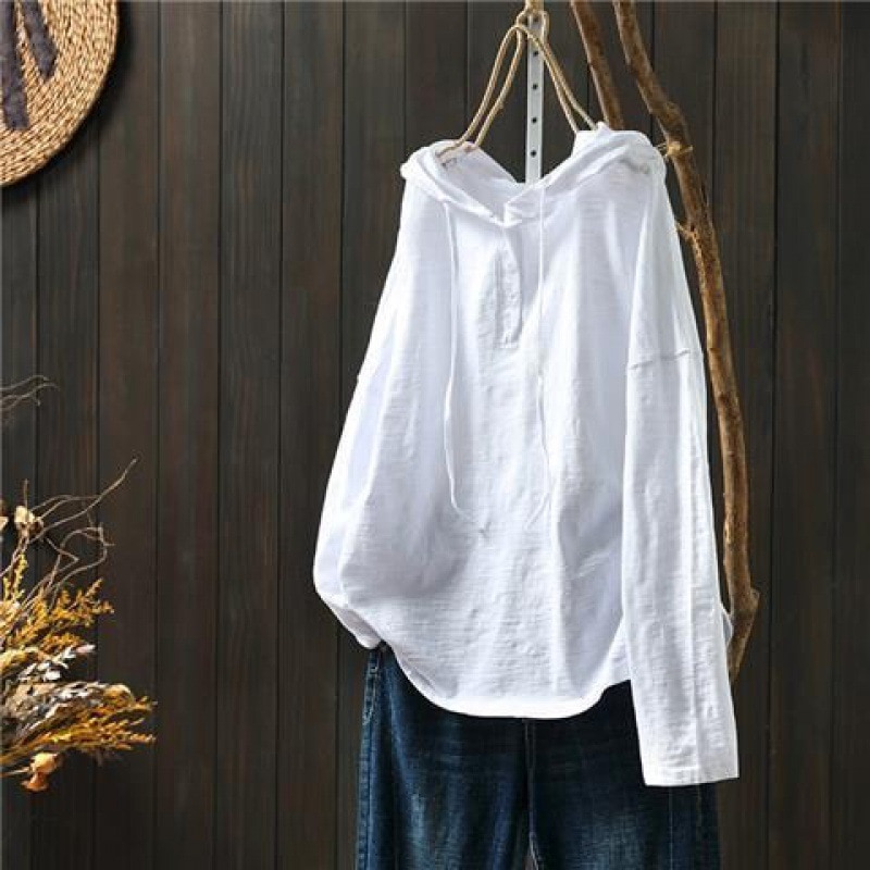 【高級品質!】 大流行新作 無地 フード付き 長袖 肌触りよく Tシャツ