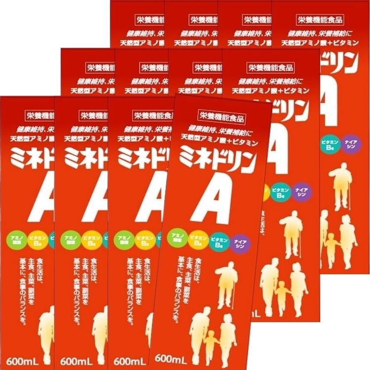 12個セット 伊丹製薬 ミネドリンＡ 600ml アミノ酸 栄養機能食品
