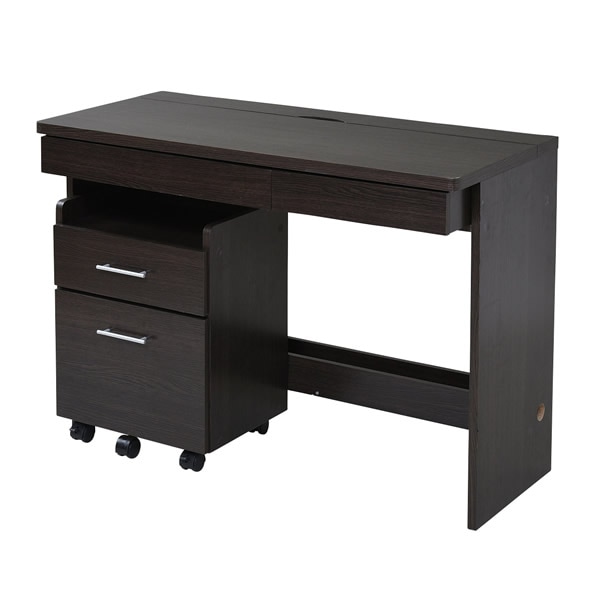 JKプラン デスク シンプルデスク 2点セット 幅100 奥行44.5 高さ72.5 SGT-0125-DB ダークブラウン 15,180円