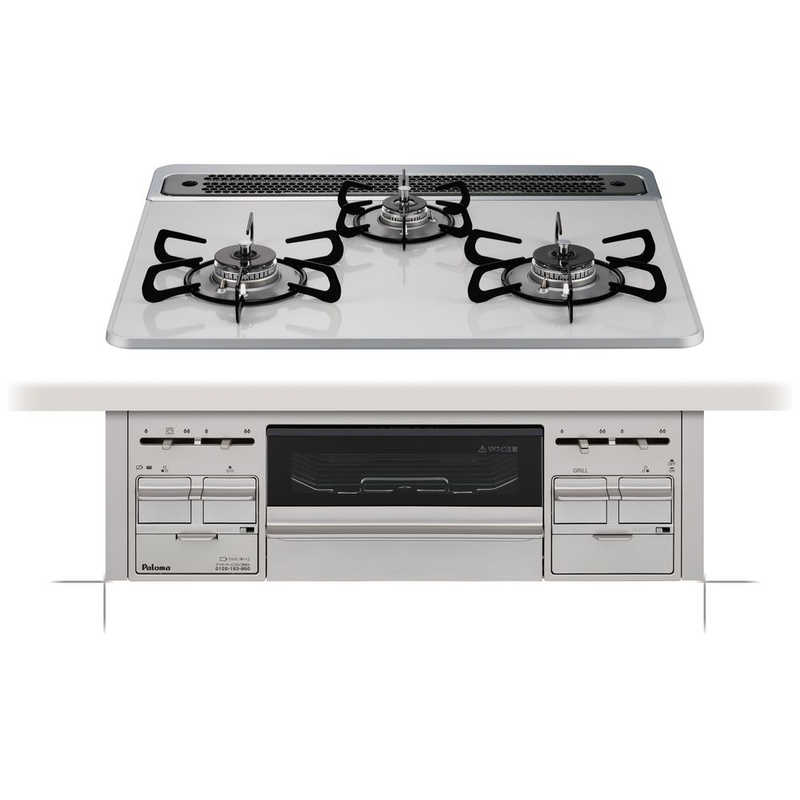 パロマ　ビルトインガスコンロ Ｓシリーズ ［同等品：PD-509WS-60CV］ [約60cm /プロパンガス /左右強火] (宅配商品)　ICD6W6V