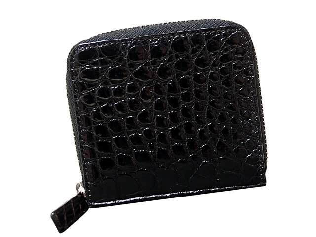 CROCODILE HW-114 クロコダイル コンパクト財布 ブラック