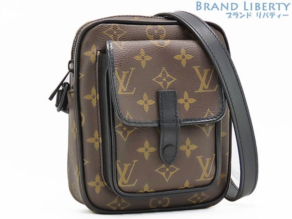 ほぼ新品ルイヴィトンモノグラムマカサークリストファーウエアラブルウォレットショルダーバッグショルダーポーチM69404