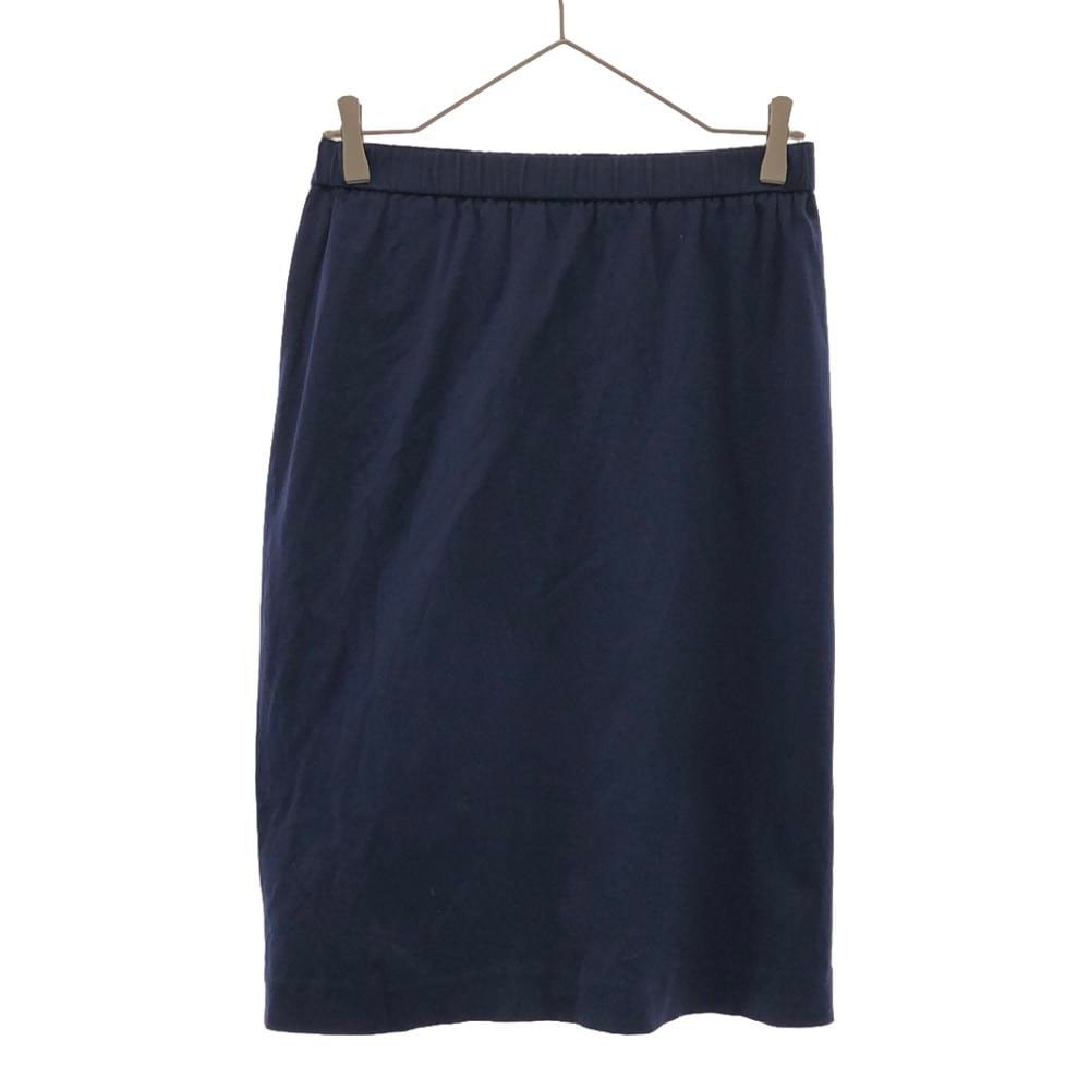 90s ミディ丈 タイトスカート 9 ブルー オールド レディース