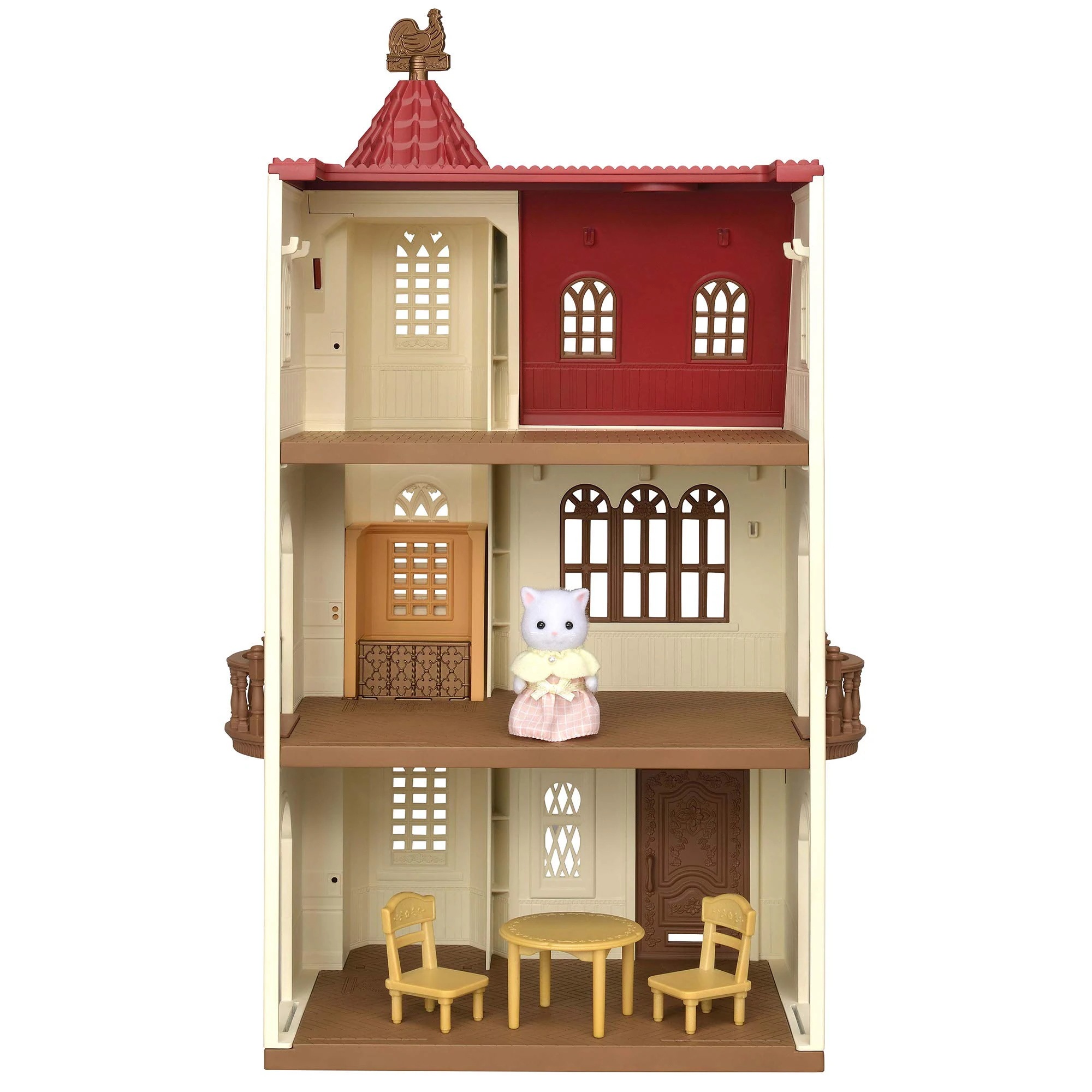 おうち 【赤い屋根のエレベーターのあるお家】 ハ-49