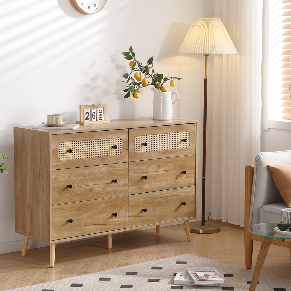 オシャレ ホーム＆キッチン キャビネット サイドボード チェストラタン