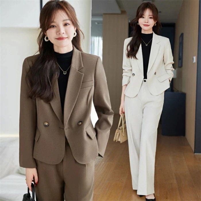 スーツ 卒業式 ママ コーデ セットアップ レディース 卒園式 パンツスーツ 2点セット フォーマルスーツ セレモニースーツ テーラードジャケット&ワイドパンツ レディーススーツ ビジネススーツ 上下