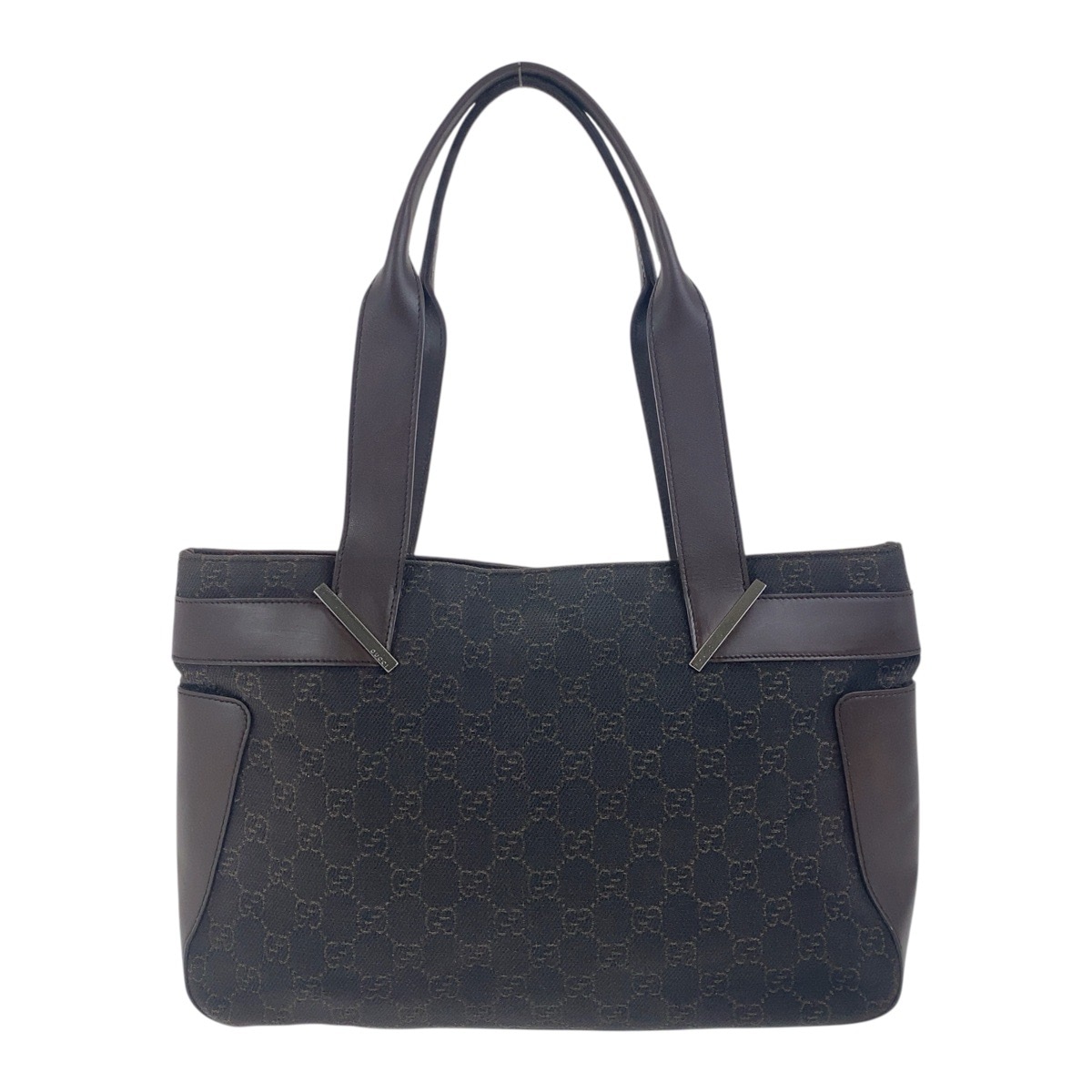 ブラウン シルバー金具 GGキャンバス 73983 トートバッグ ショルダーバッグ レディース 503785