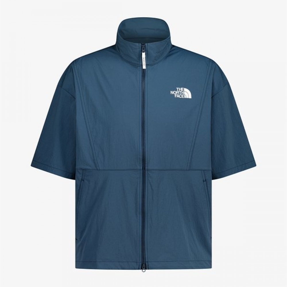 ノースフェイス ホワイトレーベル アイラ 半袖ジップ DEEP BLUE NT7KR01L 10,843円