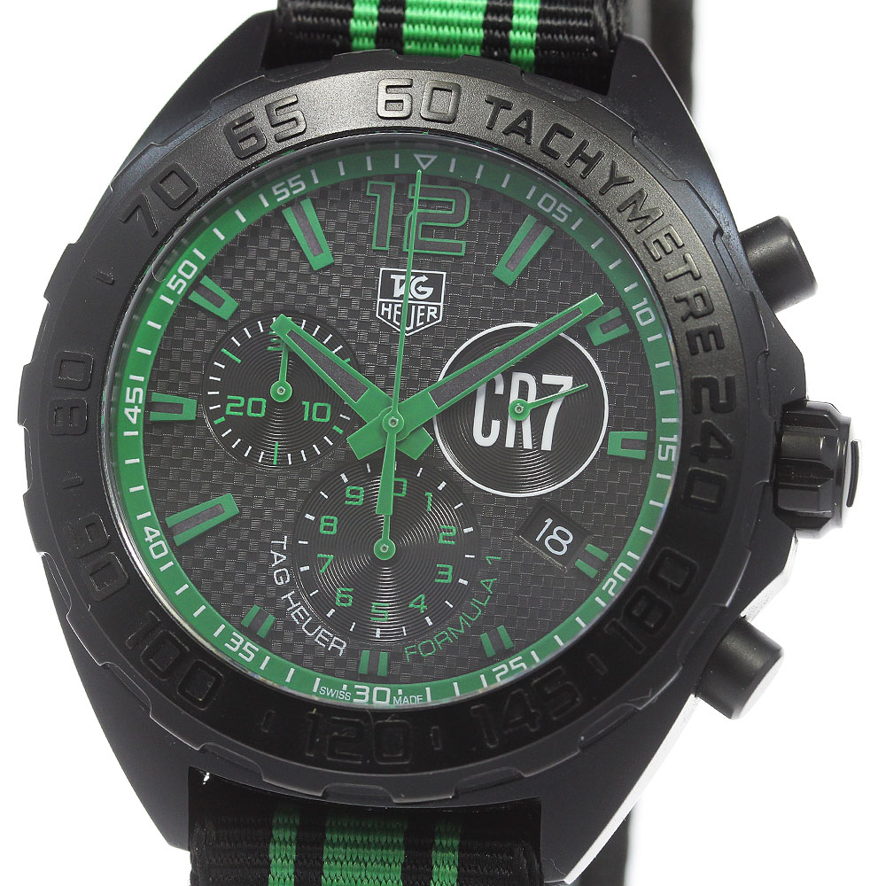 タグホイヤー TAG HEUER CAZ1113 フォーミュラー１ クリスティアーノ ロナウド SR7 リミテッド クォーツ メンズ 美品 _863125【中古】