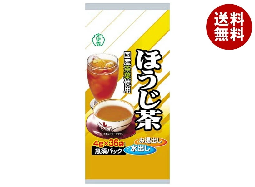 宇治の露製茶 宇治の露 ほうじ茶 ティーパック 4g×36P×12袋入×(2ケース)