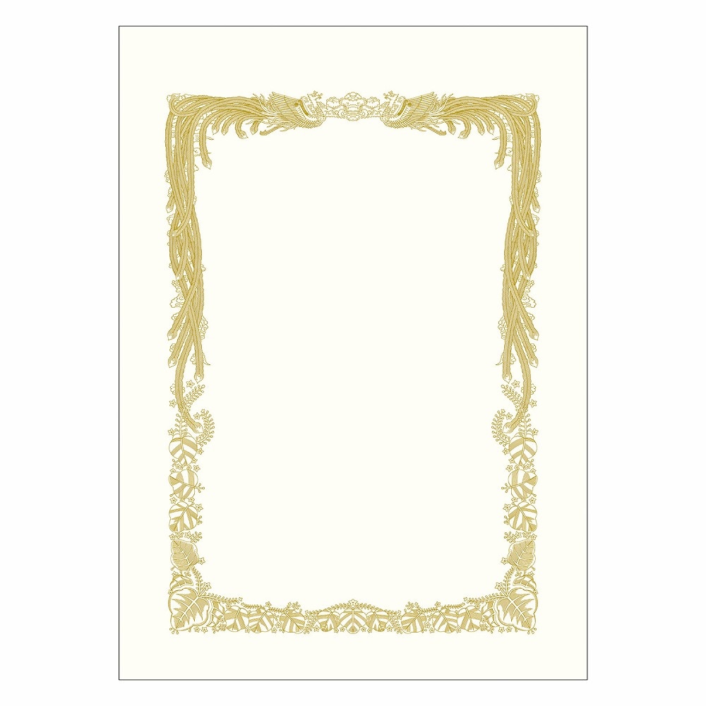 （まとめ買い）ササガワ タカ印 賞状用紙 ケント紙 A3判 横書用 100枚入 10-5043 [x3]